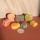 Kitty cat shaped wax bottle candy set by Oodles with fruit juice filling