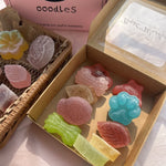 Large 11oz box of Oodles crystal candy with sparkling gemstone shaped pieces